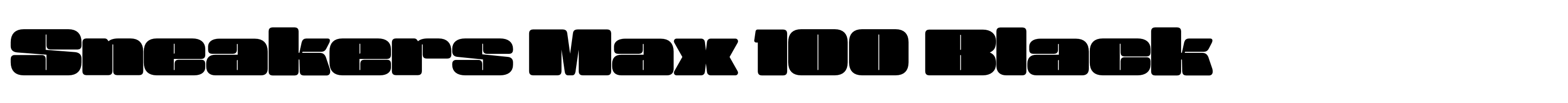 Sneakers Max 100 Black